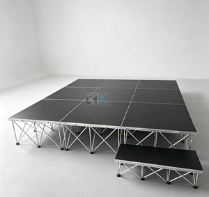High Quality Foldable Aluminum Alloy <b>Stage</b> <b>Platform</b> Folding Smart <b>Stage</b> for Outdoor Events & Concerts - Product Image 1