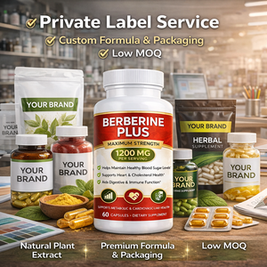 Kapsul Berberine Plus 1200mg Suplemen Pendukung Metabolisme Label Pribadi Pendukung Gula Darah dan Kolesterol - Product Image 6