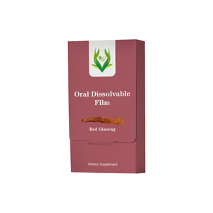 Film oral dissolvable de haute qualité avec extrait de racine de ginseng rouge, soutien énergétique et renforcement de l'immunité, film oral au ginseng rouge - Product Image 1