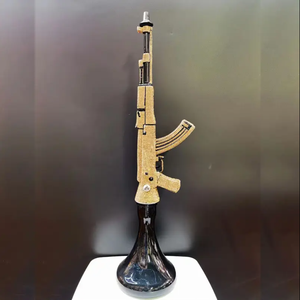 Chichas en Gros Grande Taille 78 CM Forme de Fusil <span class=keywords><strong>AK47</strong></span> Kit de <span class=keywords><strong>Chicha</strong></span> Sheesha de Luxe Grande Taille Rose Vente en Gros - Product Image 3