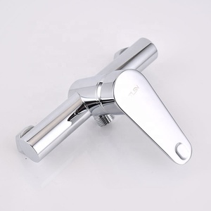 Teenlly phòng tắm nóng và lạnh nước van thép không gỉ Chrome mạ vòi hoa sen vòi Vòng phòng tắm chuyển đổi vòi hoa sen đặt - Product Image 3