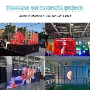 Pantalla LED Transparente Adhesiva P3.91 como Gran Video Wall para Vidrios de Edificios de Centros Comerciales, Pantalla LED Transparente Adhesiva - Product Image 5
