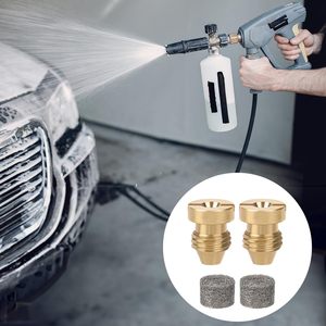High Pressure Foam Pot Foaming <b>Screen</b> <b>Cleaner</b> Foam Gun Car Washing Pa Pot Nozzle Copper Spray Core Filter Element Accessories - Product Image 3
