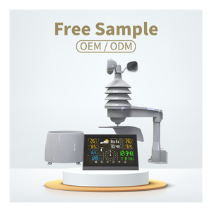 เครื่องวัดความเร็วลมดิจิตอลแบบไร้สายพร้อมมาตรวัดปริมาณน้ำฝนอุณหภูมิสูงแบบมืออาชีพ - Product Image 1