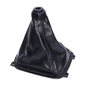 Leather Gear <b>Shift</b> Cover For Hyundai Sonata Black Dustproof Car Accessory <b>Knob</b> Protector - Product Image 1