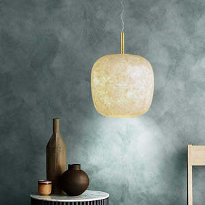 Marble Pendant <b>Light</b> Round <b>Led</b> Home Lighting For Living Room Staircase Chandelier - Product Image 4