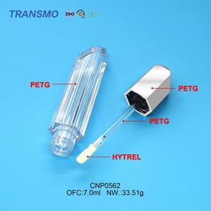 Emballage de gloss à lèvres en cristal, tubes transparents pour gloss à lèvres, logo personnalisé, 6,5 ml, tubes de gloss à lèvres personnalisés - Product Image 3