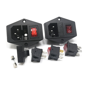 AC-01A C14 Charger DB-14 Adapter Connector DB-14 Power Female JACK <b>Plug</b> <b>with</b> <b>Switch</b> DB-14 Fuse DB-14 AC Power Socket - Product Image 6