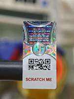 Pegatinas de PET Impresas en Serigrafía con Forma Personalizada, Anti-Falsificación, con Adhesivo Holográfico Fuerte, para Velas y Manualidades, Nuevo Efecto 2026