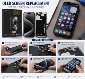 DD <strong>Phone</strong> 12 OLED Display 6.1 Inch Full HD Touch Screen Assembly Original Quality Replacement for <strong>Mobile</strong> <strong>Phone</strong> Repair <strong>UK</strong> Stock - Product Image 5