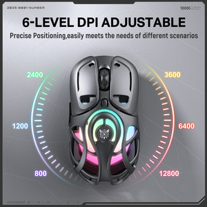 Оптовая продажа Беспроводная игровая мышь ONIKUMA DM02 2,4 г трехрежимная мышь Юго-Восточная Азия аксессуары для ПК Прямая поставка - Product Image 5