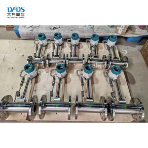 2 ''3'' 4 ''SS304 4-20mA -20-+ 250 ℃ cảm biến mặt bích Tích hợp hiển thị khí quá nhiệt hơi nước Vortex Flow Meter - Product Image 1