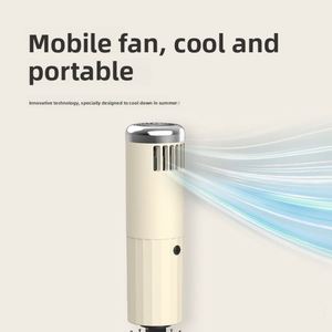 Semi-Automatic Sun Fan Cooling Outdoor <b>Shade</b> All-Weather Three-Fold Folding Uv Protection Umbrella - Product Image 3
