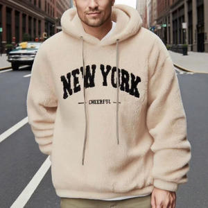 Sweat-shirt à capuche épais pour homme New York Cheerful avec poche, respirant et décontracté pour les loisirs - Product Image 1