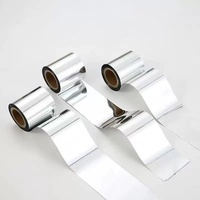 Film plastique souple de qualité alimentaire laminé en PET/feuille d'aluminium métallisé or/argent pour sacs d'emballage de colis