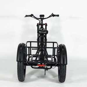 Triciclo Eléctrico de 750W con Motor, 48V, Neumáticos Anchos, para Adultos, con Cesta - Product Image 4