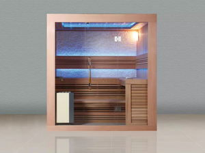 <span class=keywords><strong>FACESPA</strong></span> Sauna commercial pour 2 à 4 personnes avec infrarouge lointain en bois de cèdre du Canada FS-1241 - Product Image 4