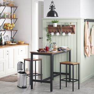 <span class=keywords><strong>VASAGLE</strong></span> Banc de salle à manger en gros Tabouret de petit-déjeuner <span class=keywords><strong>Chaises</strong></span> pour cuisine Salle à manger Salon Tabourets de bar Lot de 2 - Product Image 2