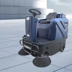 Machine de nettoyage de rue électrique alimentée par batterie Chariot de balayeuse sous vide pour le nettoyage des sols routiers - Product Image 1