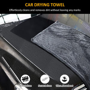 <span class=keywords><strong>Serviette</strong></span> de séchage de voiture OEM & ODM pour le detailing professionnel, vente en gros de serviettes de séchage de voiture en microfibre pour le nettoyage automobile - Product Image 4