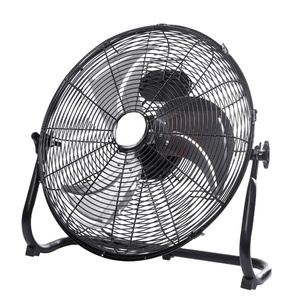 Ventilateur de sol industriel classique noir de 14 pouces en métal pour usage domestique, hôtelier, garage, atelier, entrepôt - Product Image 4