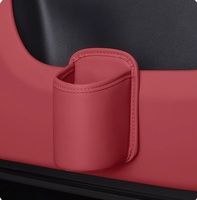 Kits d'intérieur de voiture en cuir de luxe Micora : porte-gobelet latéral à suspendre, boîte de rangement, support de téléphone, poubelle pour boisson, support de siège arrière