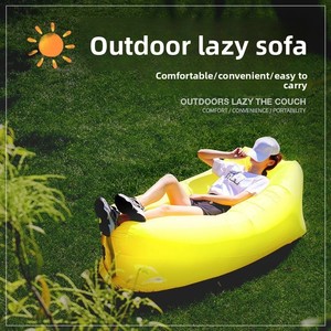Sofá Inflable de Playa, Silla Lounge Portátil de PVC para Exteriores, Sofá Cama Estilo Costero, Diseño Casual - Product Image 2