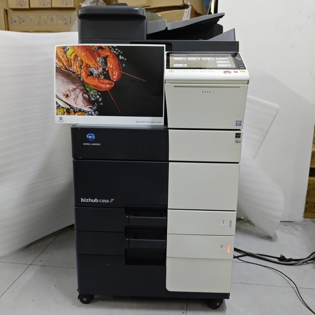 Konica Minolta Bizhub C658 New A3 Digital Multifunction Color Copier Optional Fax Multifunction Photocopy Machine Used