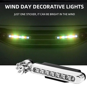 Feux de jour <span class=keywords><strong>à</strong></span> énergie éolienne pour voiture avec 8 <span class=keywords><strong>LED</strong></span>, ventilateur, phare auxiliaire automobile, <span class=keywords><strong>lampe</strong></span> DRL 12V <span class=keywords><strong>sans</strong></span> <span class=keywords><strong>fil</strong></span> GPRGIT Drl089 - Product Image 6