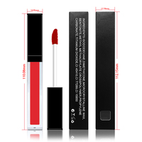 Pintalabios líquido de larga duración, lápiz labial antiadherente, resistente al agua, etiqueta privada vegana, mate, 49 colores, bajo pedido, OEM