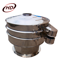 Tamiseur vibrant à poudre à 3 étages / Machine de tamisage rotative pour sucre alimentaire