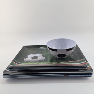 Bandeja de Melamina Ecológica de 15'' con Diseño Personalizado <span class=keywords><strong>2026</strong></span> para Servir Comida, Decoración para Fiestas - Product Image 1