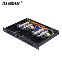 Amplificateur numérique professionnel 350W X4 4 canaux 1U en rack, amplificateur de puissance classe D 4 ohms, système sonore DJ PA Bar KTV