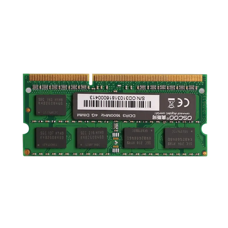 पीसी गेमिंग के लिए DDR3 मेमोरी 1600 मेगाहर्ट्ज DDR 3 लैपटॉप 4GB 8GB DDR3L 1333 मेगाहर्ट्ज SODIMM