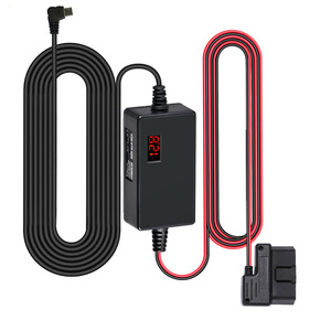 OBD2 digital <b>display</b> step-down <b>cable</b> automotive dashcam parking monitoring <b>cable</b> low voltage power cut-off adjustable L153 - Product Image 6