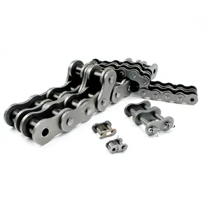 ANSI 25-2 Roller chain manufacture 04C-2 pitch 6.35mm duplex transmission chain power transmission parts from Sinoparts