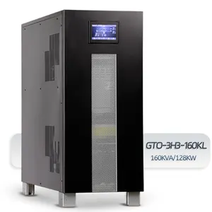 160KVA 128KW MODBUS RS232 UPS advanced digital control technology clean and uninterrupted power output for home