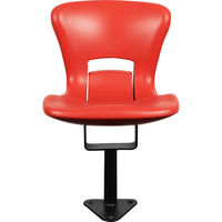 Chaise de stade pliable en plastique HDPE moulé par soufflage pour intérieur, siège de tribune de gymnase avec pieds