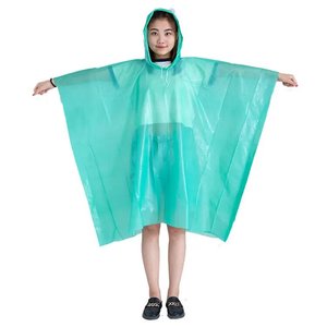 Poncho antipioggia compatto monouso, facile da trasportare, ecologico, per attività all'aperto - Product Image 6
