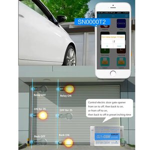 Gsm Sms App Afstandsbedieningsschakelaar 4-kanaals Relaismodule Met Temperatuurvochtigheidssensor Voor Poortopener Industriële Automatisering - Product Image 5