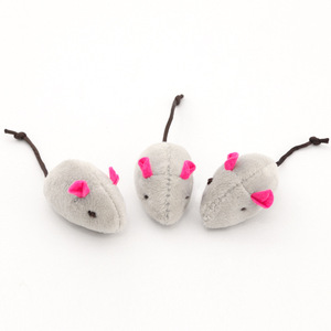 Fabrika toptan özel Logo fare yumuşak peluş interaktif kedi oyuncak - Product Image 3