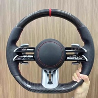 Volant sport en fibre de carbone, amélioré et modifié, adapté aux Mercedes-Benz Dragon-fly A-M-G