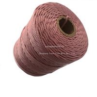 Cordon en polypropylène de 3 mm en gros d'usine, cordon en PP coloré pour sac, cordon de serrage en nylon pour sac