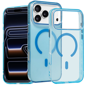Funda magnética con carga inalámbrica para Motorola/Google, híbrida de TPU+PC, a prueba de golpes y agua, estilo Ins para iPhone 15 Pro Max - Product Image 2