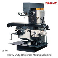 Machine de fraisage verticale et horizontale X6036B de haute qualité, large plage de vitesses pour le fraisage brut et de finition