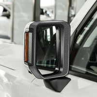 Pare-pluie de rétroviseur pour Toyota Land Cruiser 250 LC250 Prado 2024 2025 2026, garniture de rétroviseur latéral, accessoire extérieur