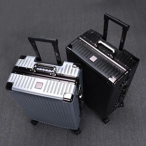 Maleta con Ruedas Giratorias de 360 Grados, Gran Capacidad, con Cierre, Color Sólido, Unisex, para Viajes y Ocio - Product Image 2