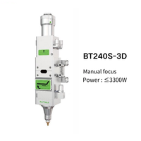 Tête de découpe laser Raytools BT240S 2D 3D 4KW à mise au point manuelle pour machine de découpe laser à fibre