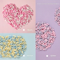 Litière en granulés de papier pour hamster, faible teneur en poussière, absorbante, contrôle des odeurs, décoration de cage, 6 couleurs, pour petits animaux, vente en gros