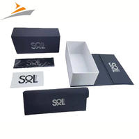 Haute qualité Rectangle impression Logo lunettes emballage lunettes de soleil étui cadeau boîte de rangement lunettes de soleil boîte de papier avec magnétique